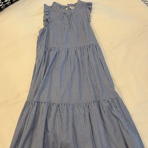 J.Crew Factory striped midi dress